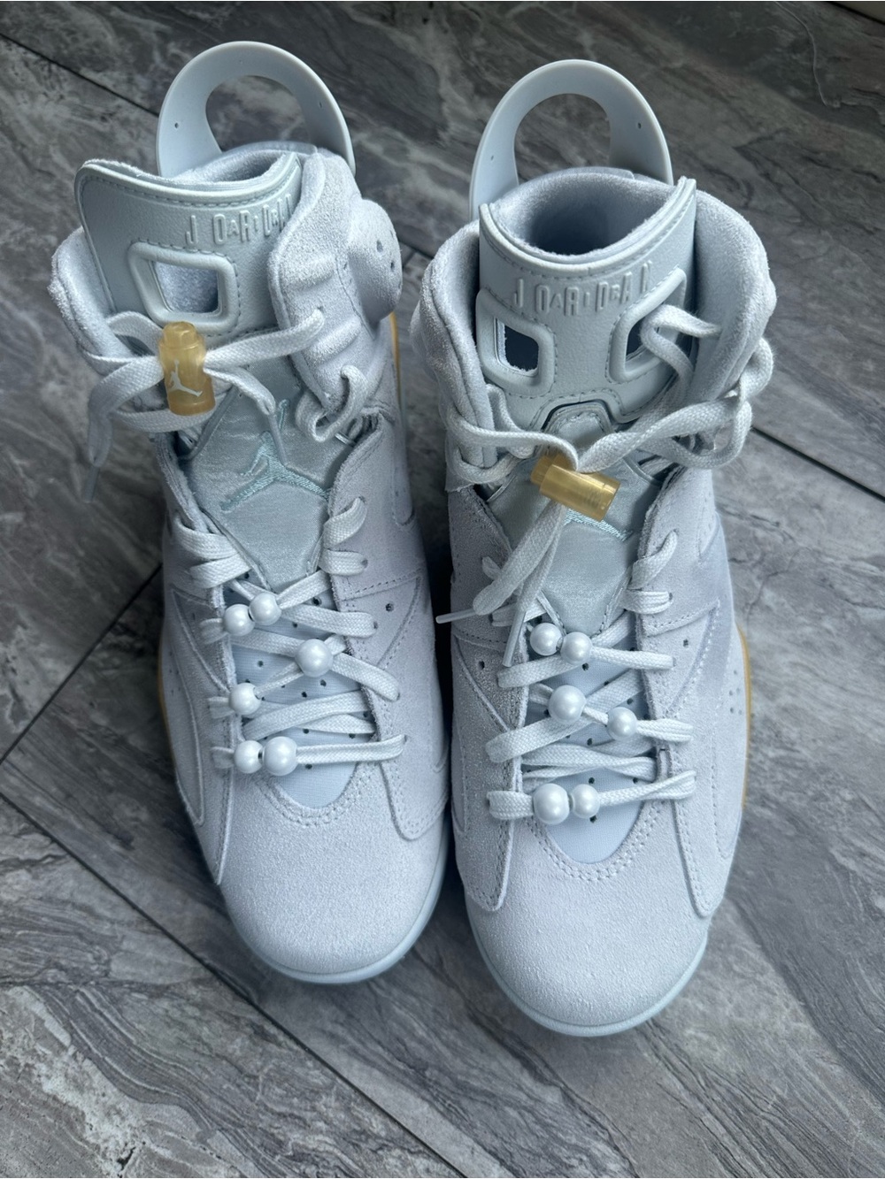 Wmns Air Jordan 6 Retro Craft Pearl Brand New Sz 10.5